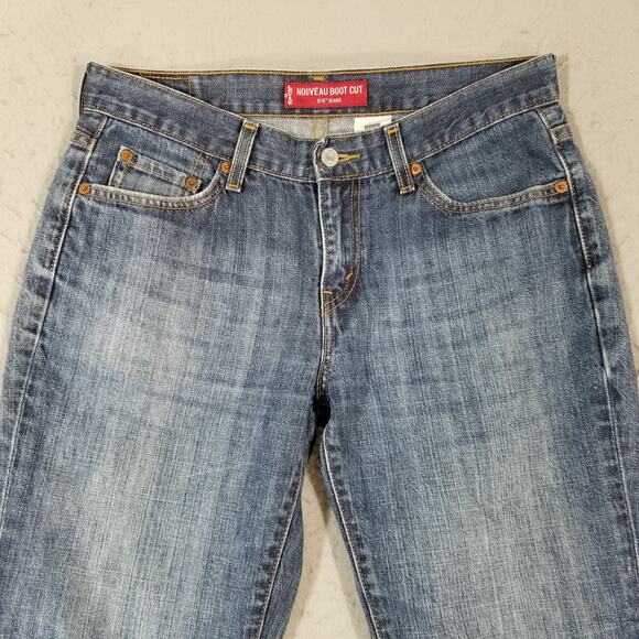 Levi's 515 Jeans women's 10 petite nouveau bootcut blue denim pants retro - Picture 2 of 16